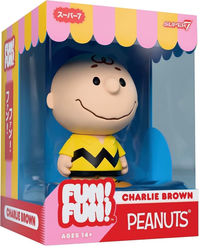 Detalle de Super7 Fun! Fun! Peanuts Charlie Brown (Yellow) 5" Vinyl Figure