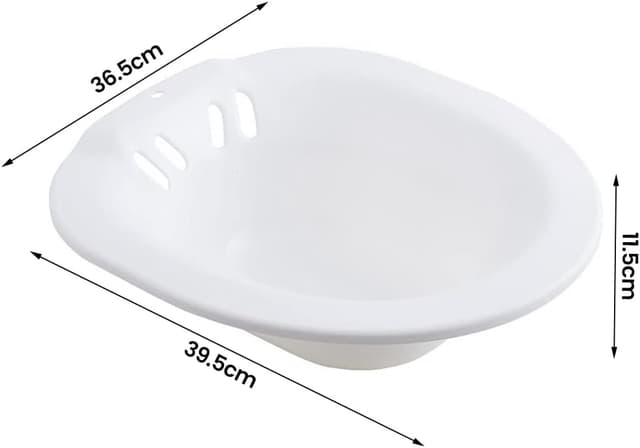 Thumbnail 6 de Sitzbad für die Toilette – tragbare Sitzbadewanne/Bidet-Einsatz (ca. 2,2 Liter) gegen Hämorrhoiden & für Wochenbettpflege