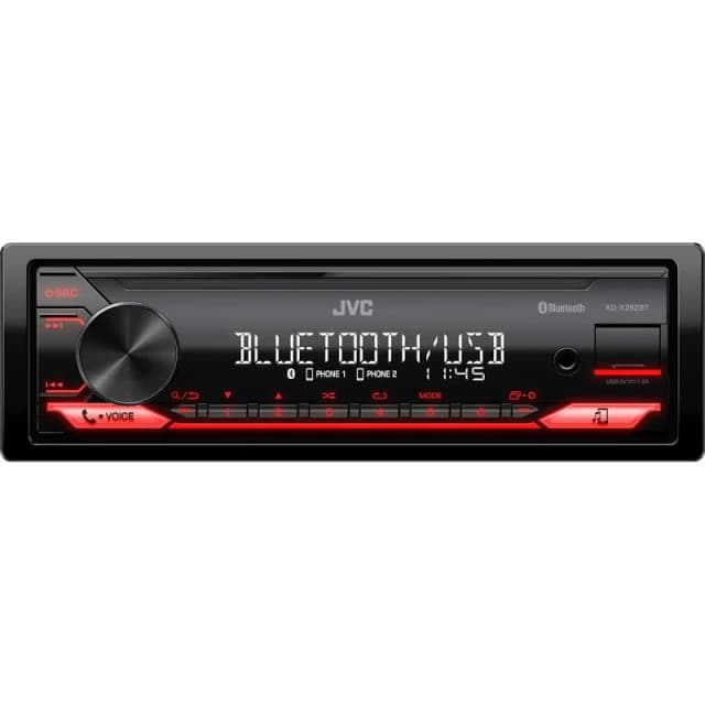 Detalle de JVC KD-X282BT autoradio con Bluetooth