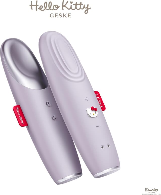 Detalle de GESKE x Hello Kitty SmartAppGuided Warm & Cool Eye Energizer (6 en 1) – masseur oculaire chauffant et rafraîchissant