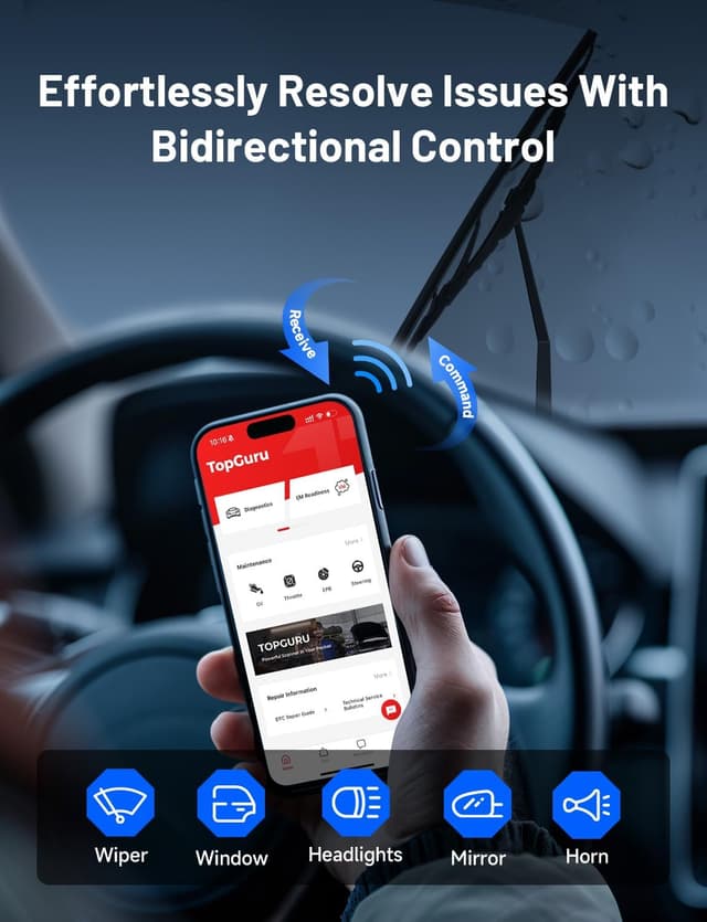 Detalle 2 de TOPDON Topscan OBD2 Scanner Bluetooth