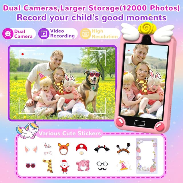 Thumbnail 4 de YIFOCO Kids Smart Phone 4" touchscreen toy phone