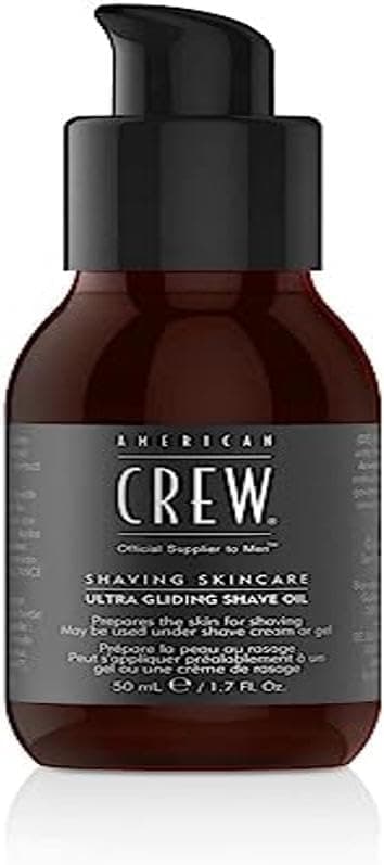 Detalle de American Crew Ultra Gliding Shave Oil – olio pre-barba 50 ml per rasatura scorrevole