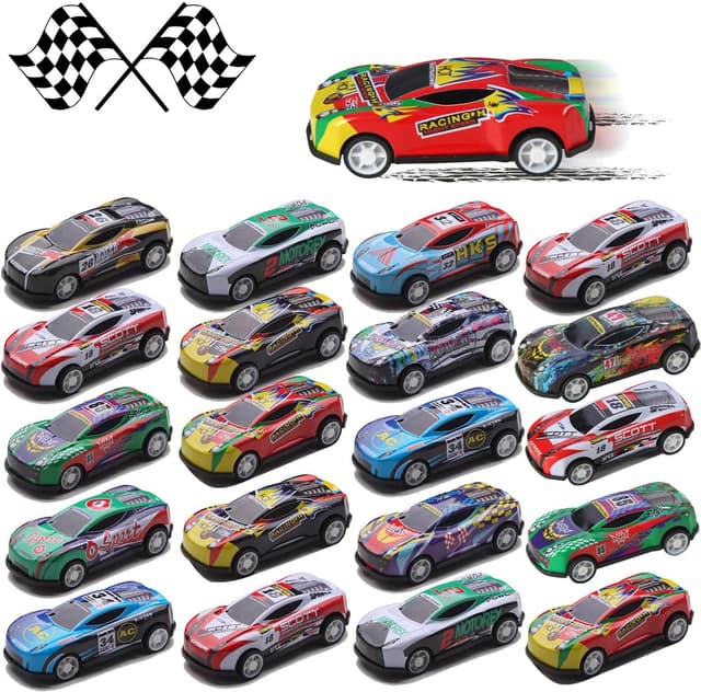 Imagen de iFunLong 30-Pack Pull Back Cars for Kids en OfertitasTOP