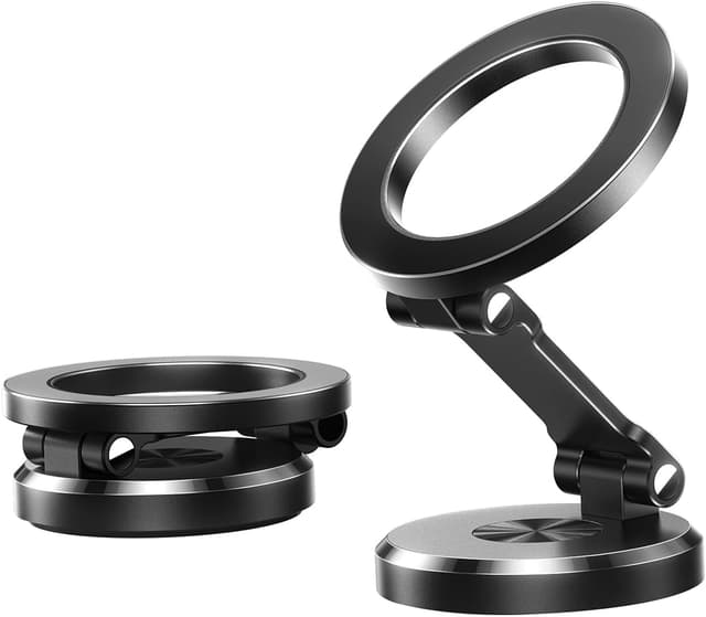 Detalle de JOYROOM Handyhalterung Auto Magnet (faltbar & Vollmetall) mit 20× N55, 360° Drehung – Magsafe-Halter für iPhone & MagSafe-Hüllen