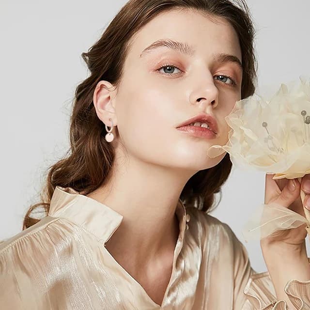 Thumbnail 4 de Loutade Ohrringe Silber 925 Creolen 16 x 26