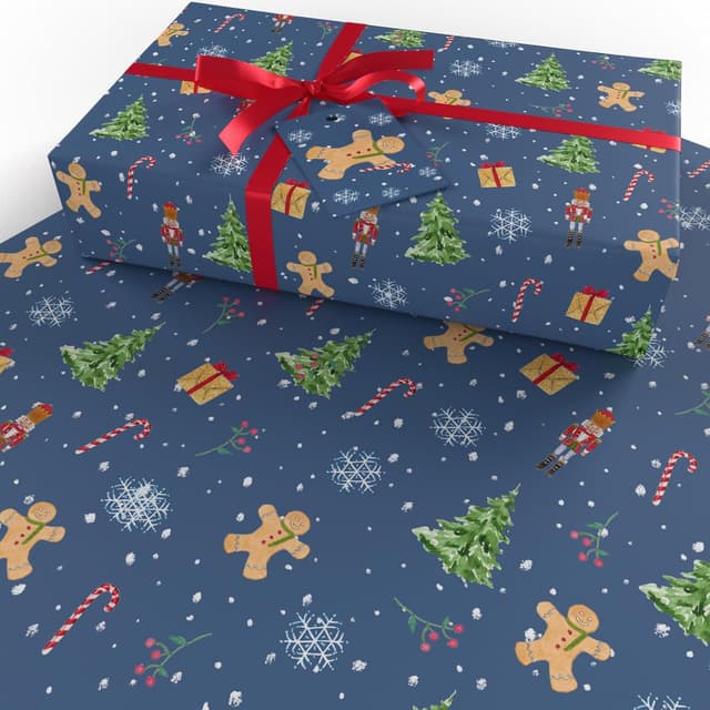 Thumbnail 2 de Re-wrapped Luxury ECO Xmas Gift Wrap 6 sheets