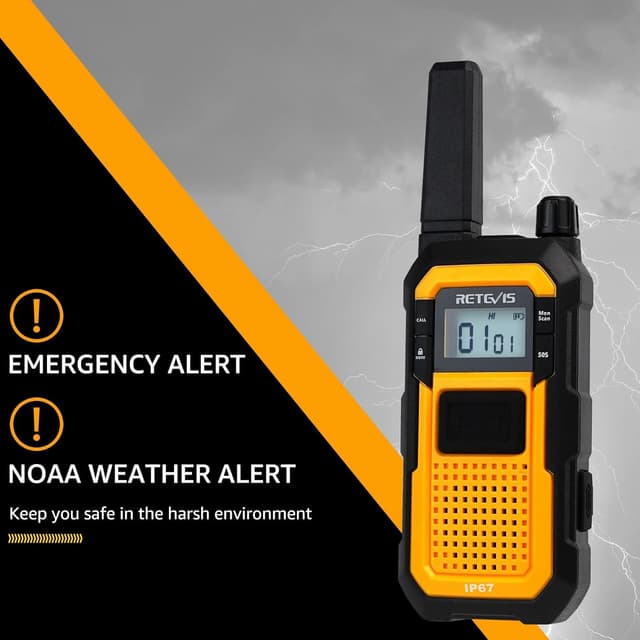 Thumbnail 4 de Retevis RB48 Heavy Duty Walkie Talkies 2000 mAh