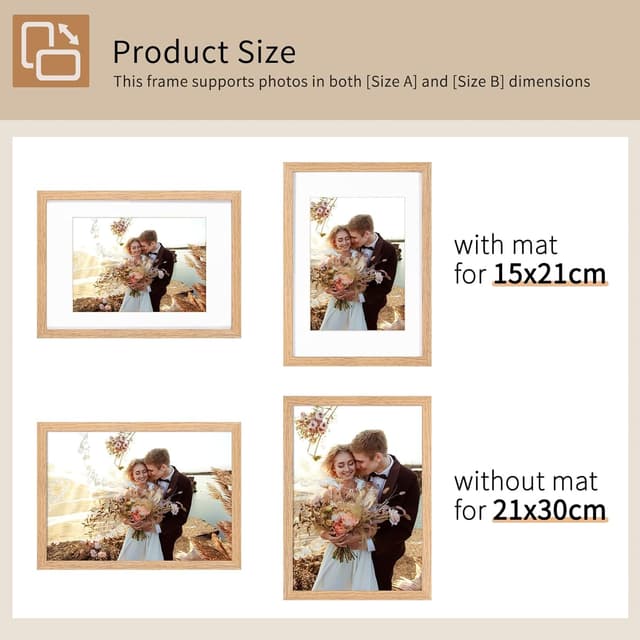 Thumbnail 3 de A4 Picture Frame Set of 3