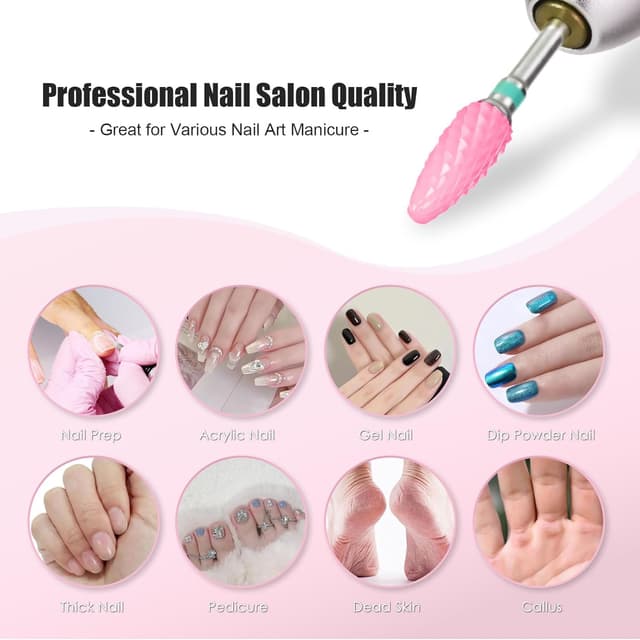 Thumbnail 6 de Keramik Nagelfräser Bits Set 3/32 Zoll