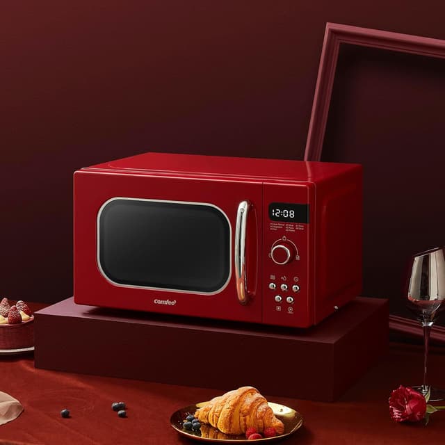 Detalle 2 de COMFEE Retro Microwave 800 W 20L