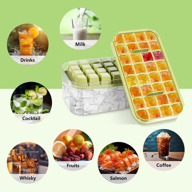 Thumbnail 6 de Cubiteras Green Hhielo, Moldes Reutilizables de 64