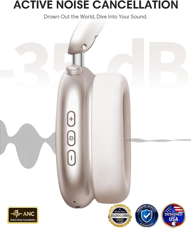 Detalle 2 de Wentronic Y02 Noise Cancelling Headphones 60H