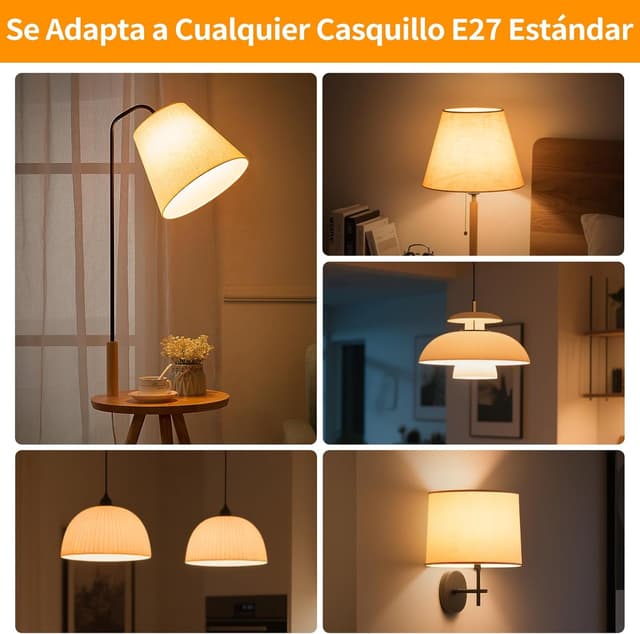 Thumbnail 4 de Suright Bombilla Recargable USB 2 Pack LED E27