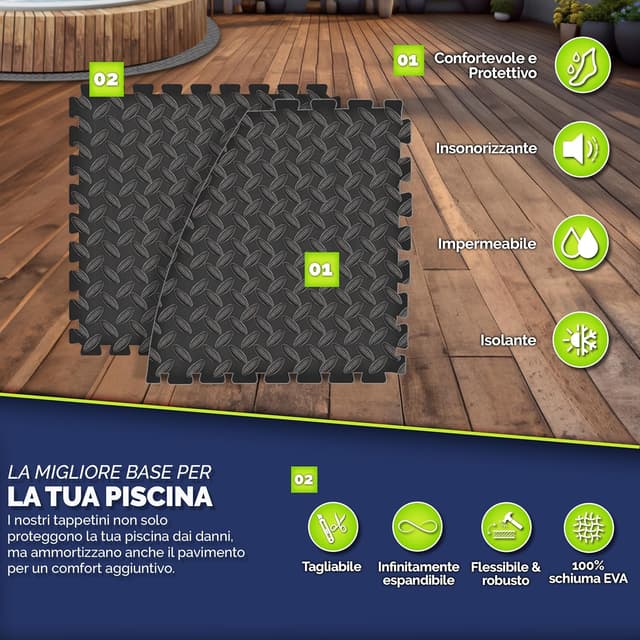 Thumbnail 4 de tillvex Tappetino Rotondo 240 cm per Vasca idromassaggio