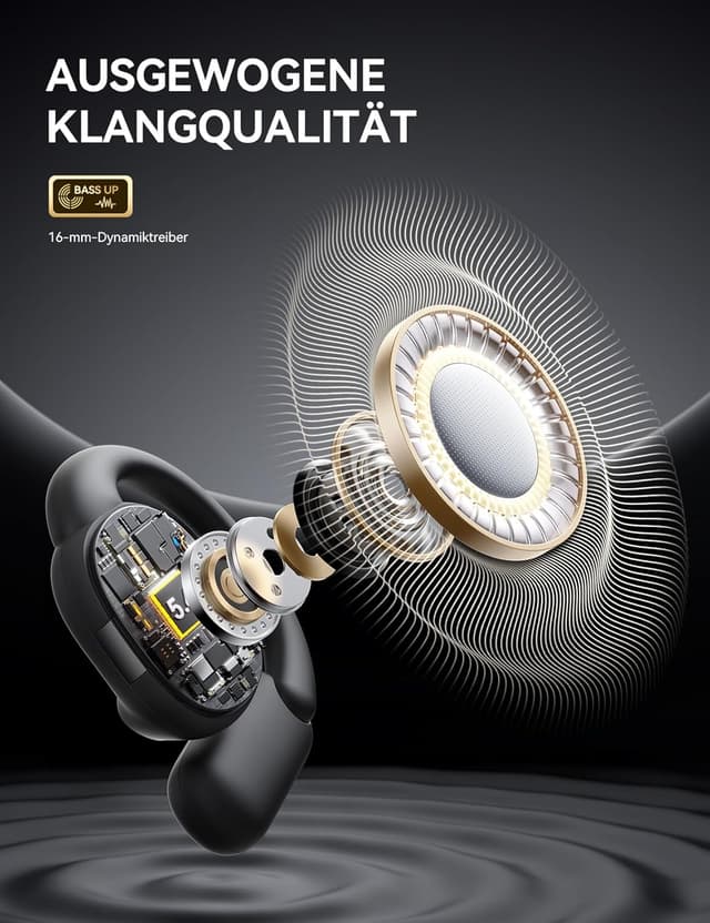 Detalle 2 de JOYROOM Open Ear Kopfhörer Bluetooth 5.4, 50 Std. Spielzeit