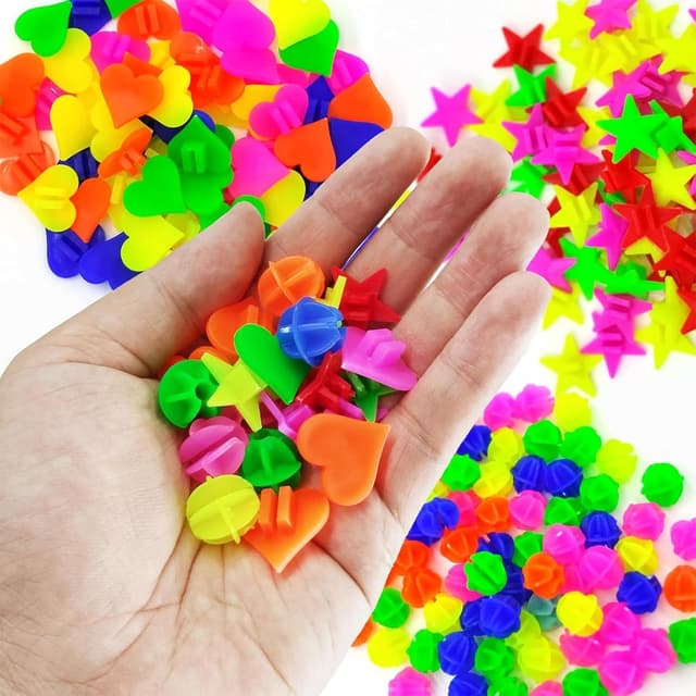 Detalle de Bunten Fahrradspeichen Dekorationen (120 Stück) – Reflektierende Speichenperlen für Kinderfahrräder