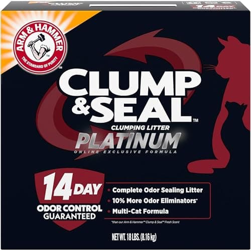 Imagen de ARM & HAMMER Clump & Seal Platinum Cat Litter 18 lb 🐱 en OfertitasTOP