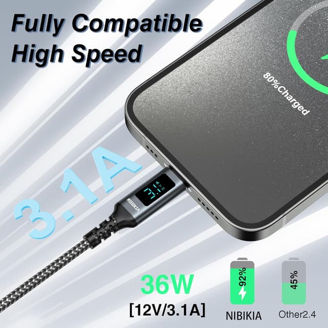 Detalle 2 de USB-C Ladekabel 2 m, 10 Gbit/s