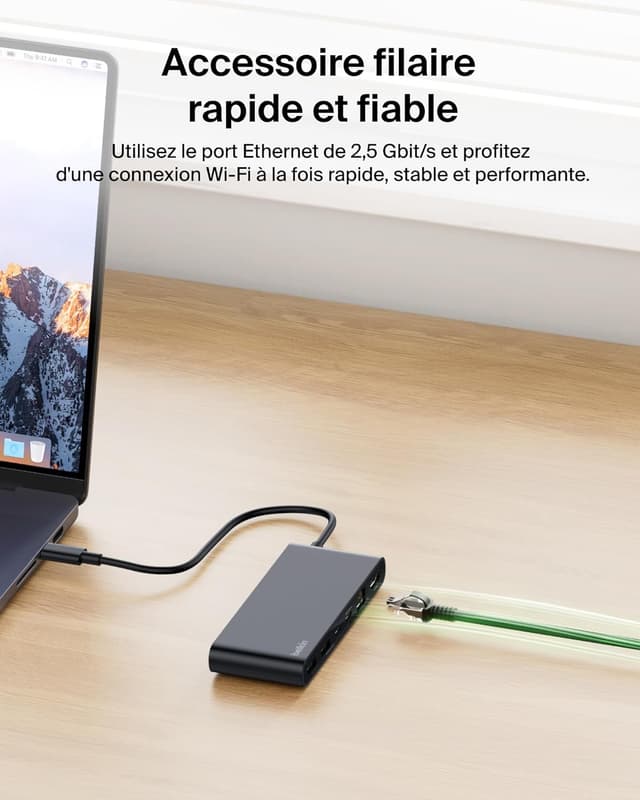 Thumbnail 6 de Belkin Connect Hub USB C 8-en-1