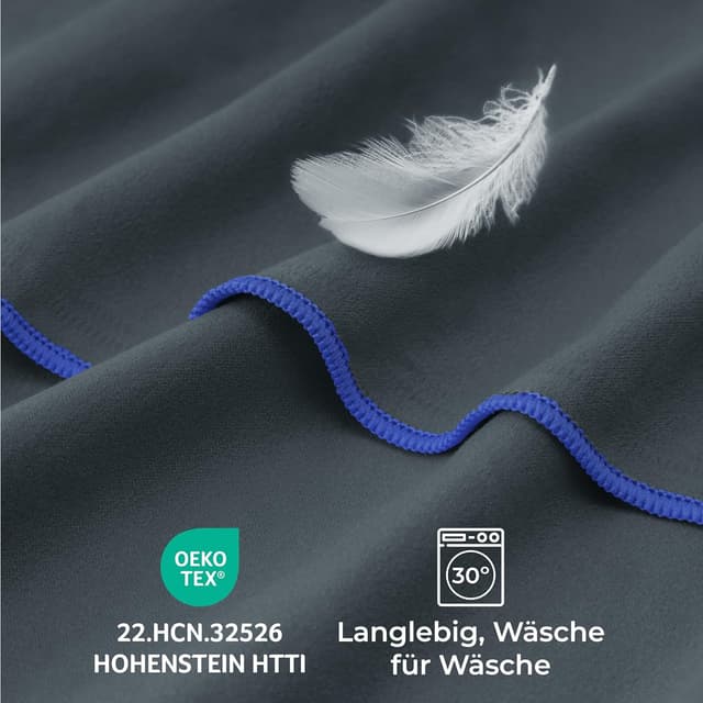 Detalle 2 de ZENACROSS ZENACROSS Sporthandtuch 5er-Set 40 x 77 cm