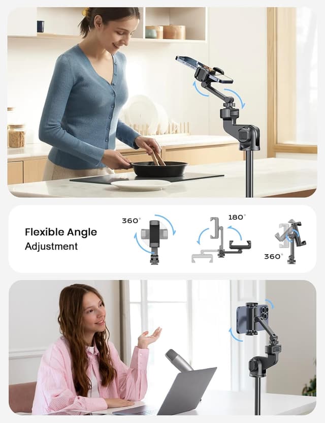 Detalle de 10-inch Ring Light with 75.6in Tripod