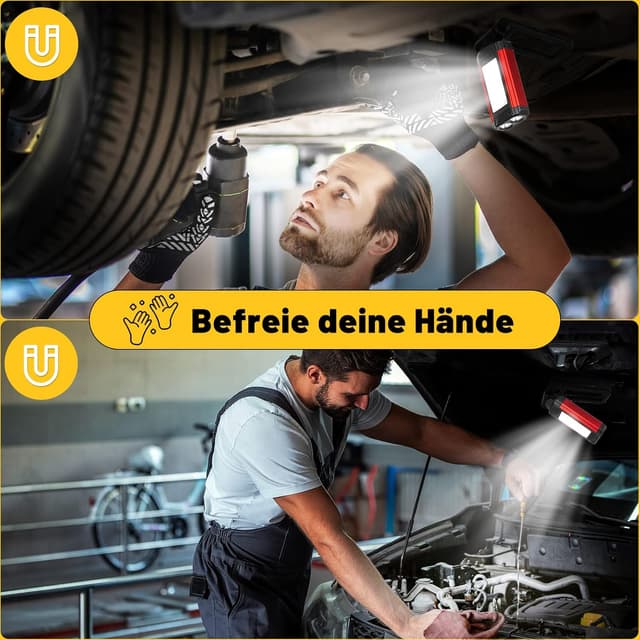 Detalle de daphomeu COB Arbeitsleuchte 1000 Lumen 🔦