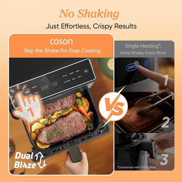 Detalle 2 de Cosori Dual Blaze Air Fryer 6.4L