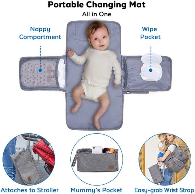 Thumbnail 4 de Dikaslon Sac à Langer à Dos 42x20x30 cm