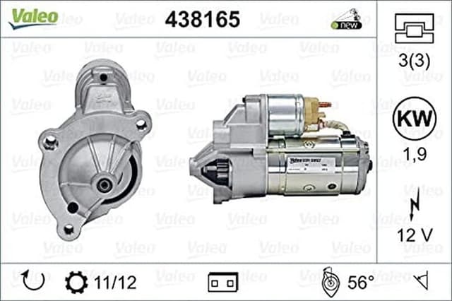 Imagen de VALEO 438165 motor de arranque 1,9 kW en OfertitasTOP