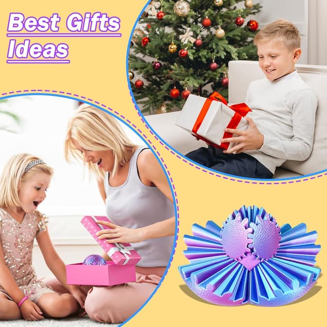 Thumbnail 5 de Gear Ball Fidget Steampunk Zahnrad Kugel