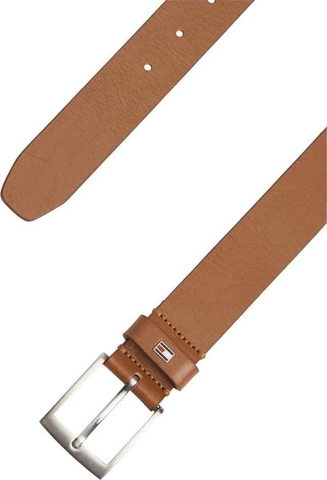 Detalle de Tommy Hilfiger Cintura uomo Adan in pelle larga 3,5 cm