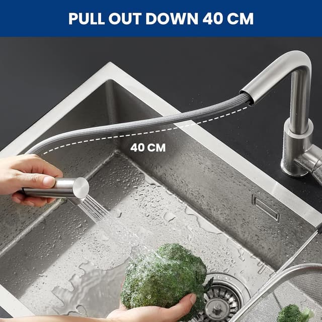 Thumbnail 2 de CECIPA Grifo de cocina extensible 2 modos