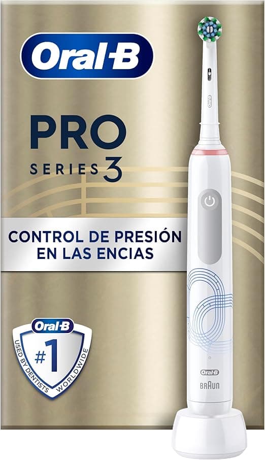 Imagen de Oral-B Pro Series 3 Cepillo Eléctrico Recargable - Blanco 🪥 en OfertitasTOP