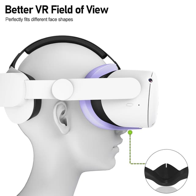 Detalle de Oculus Quest 2 Face Cushion Cover 5pcs