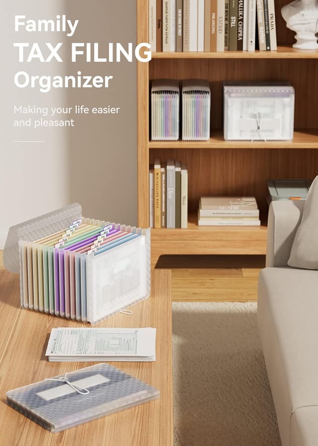 Thumbnail 5 de ABC life A4 Expanding File Organiser 13-pocket