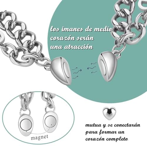Thumbnail 4 de Gkmamrg Pulseras magnéticas para parejas 💞