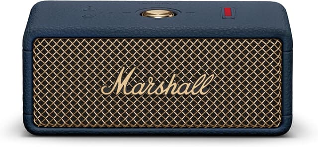 Detalle de Marshall Emberton III Portable Bluetooth Speaker (IP67, 32+ Hr Playtime) — Midnight Blue