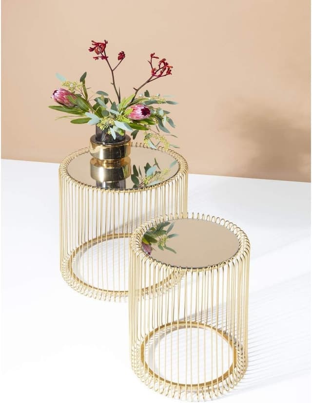 Thumbnail 4 de Wire Brass, tavolini d’appoggio 2 pz