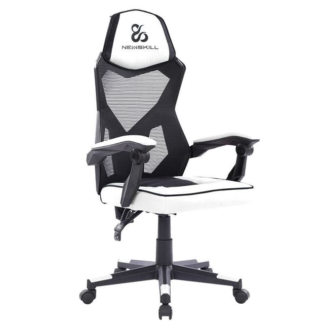 Detalle 2 de Newskill Eros Silla gaming ergonómica con malla blanca