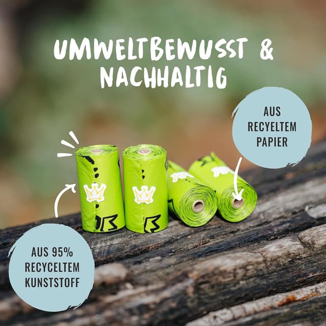 Detalle de Rudelkönig Hundekotbeutel 300 Stück