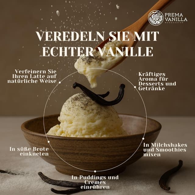 Thumbnail 3 de PREMA VANILLA 20+1 Bourbon Vanilleschoten 14–18cm