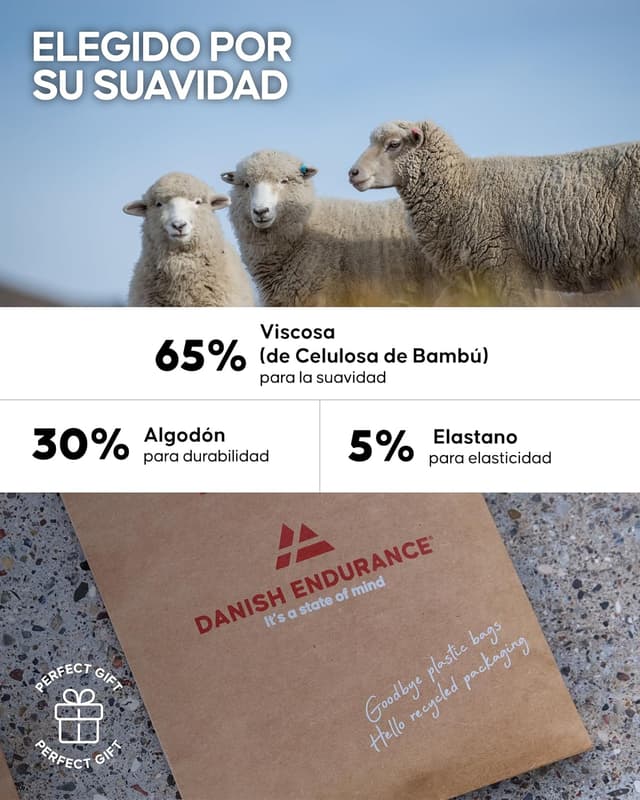 Thumbnail 4 de DANISH ENDURANCE Boxer bambú 6 pack 🩲