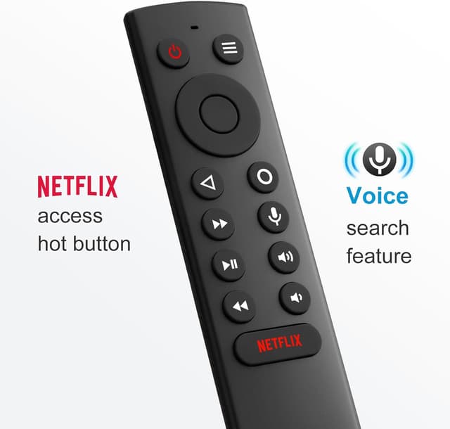 Detalle de OMAIC Voice Replacement Remote Control for NVIDIA Shield TV (2015/2017/2019) streaming media players