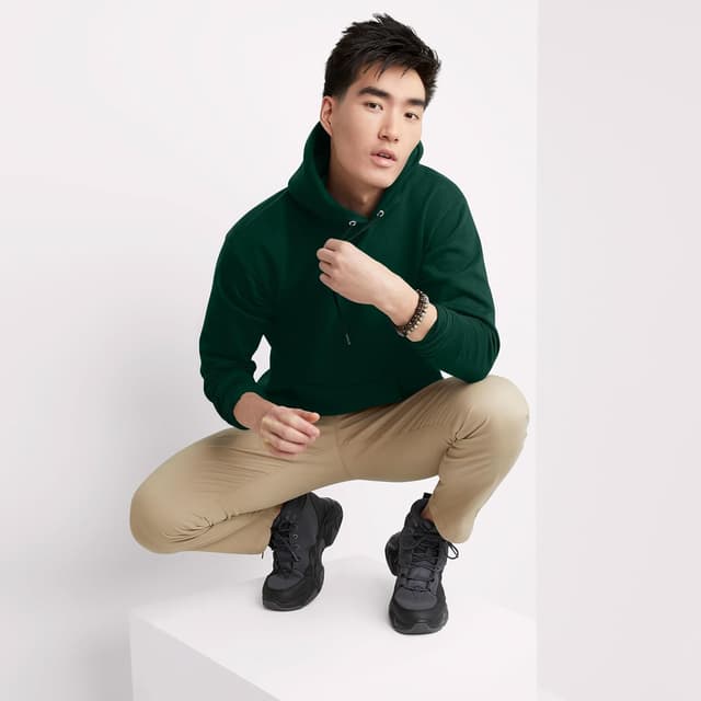 Detalle 2 de Hanes EcoSmart Hoodie midweight fleece pullover