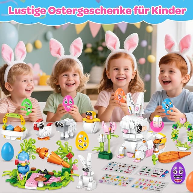 Thumbnail 6 de MOONTOY Ostergeschenke Kinder: 12 Ostereier