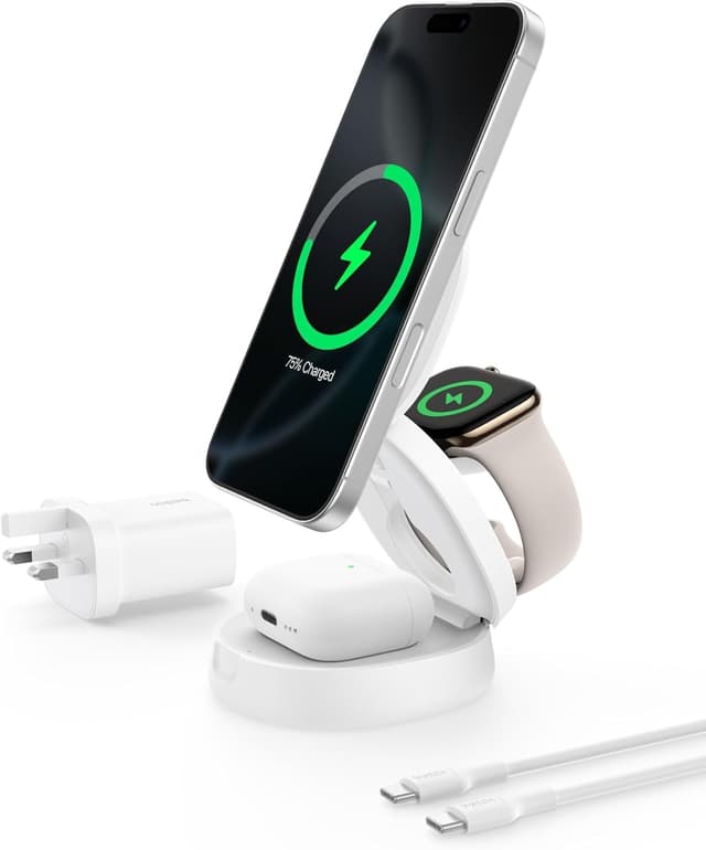 Thumbnail 6 de Belkin 3‑in‑1 MagSafe Charger 15W