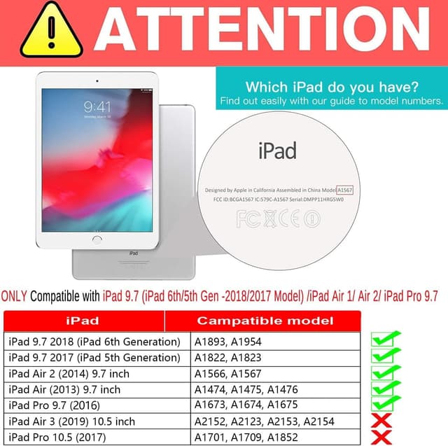Detalle 2 de GOZOPO iPad 9.7 tempered glass screen protector 2-pack