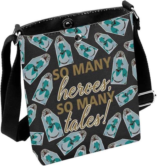 Detalle de Epic the Musical Inspired Odysseus Greek Mythology Crossbody Bag – Adjustable Strap Gift for Epic Fans