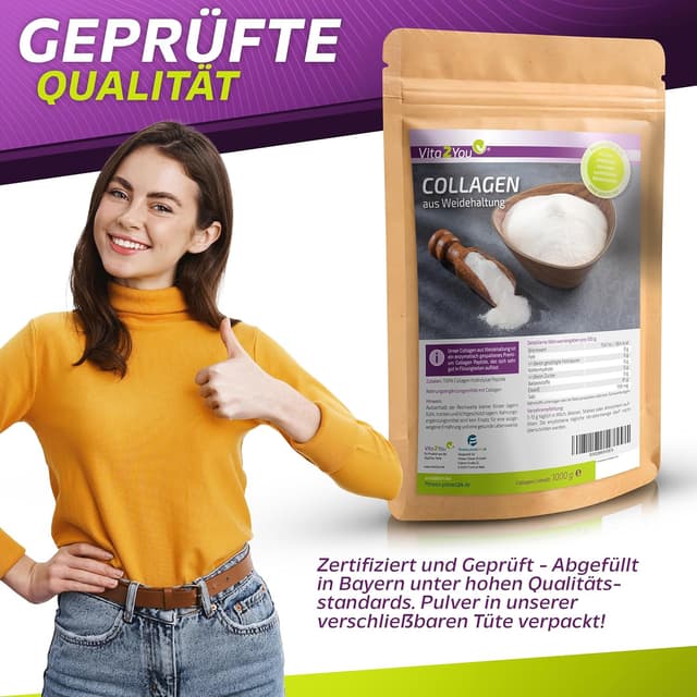 Thumbnail 4 de Vita2You Collagen Pulver 1kg